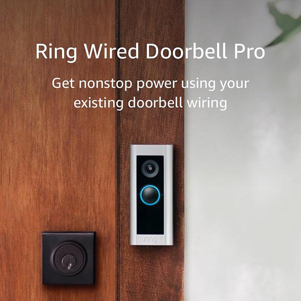 Ring Wired Doorbell Pro 2 (newest model) – Best-in-class with cutting-edge features (existing doorbell wiring required)
