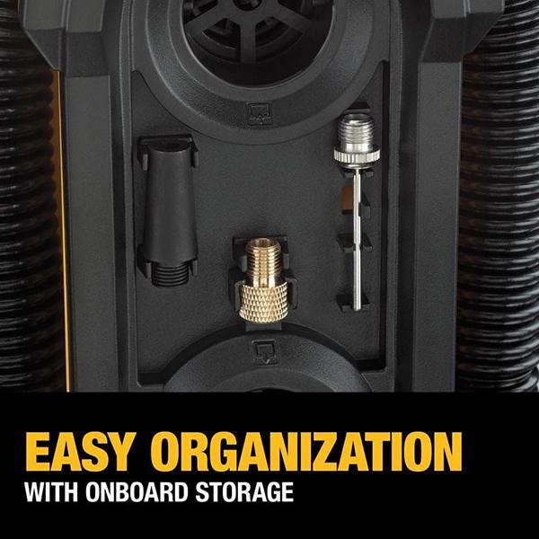 DEWALT 20V MAX Tire Inflator - Compact & Portable, Automatic Shut Off, LED Light, Bare Tool Only (DCC020IB)