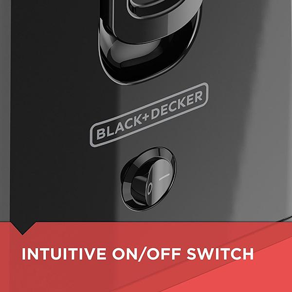BLACK+DECKER 400-Watt Fruit & Vegetable Juice Extractor (JE2400BD) - Black