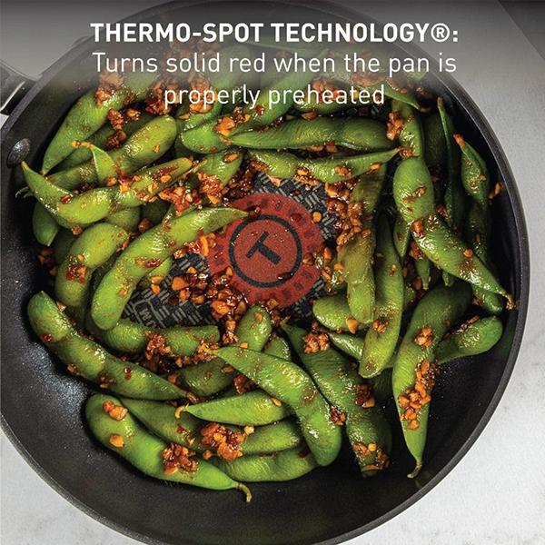 T-fal Ultimate Hard Anodized Nonstick Cookware Set 17 Piece - Oven Broiler Safe 400F, Kitchen Cooking Set w/Fry Pans, Saucepans, Saute Pan, Griddle, Pots & Pans, Dishwasher Safe (Black)