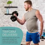 Lifepro 3-in-1 Weight Lifting System - 2 To 43 Lbs Kettlebel
