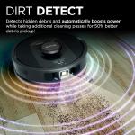 Shark PowerDetect Self-Empty Robot Vacuum with NeverStuck Technology (AV2820S) - Auto Deep-Clean Carpets & Hardfloors, 30 Day Capacity HEPA Bagless Base, WiFi