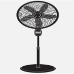 Lasko Oscillating Cyclone Pedestal Fan 1843 - Adjustable Height, Timer, Remote Control, 3 Speeds, for Bedroom, Living Room, Home Office, 18"