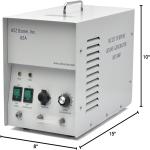 MP-5000 Ozone Generator Light-Duty Ozonator - For Water-use with Optional Oxygen Hookup, up to 5000 mg/hr, with Timer Function