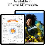 Apple iPad Air 11-inch M2 (MUWD3LL/A) - Built for Apple Intelligence, Tablet, Liquid Retina Display, 128GB, 12MP Front/Back Camera, Wi-Fi 6E, Touch ID, All-Day Battery Life