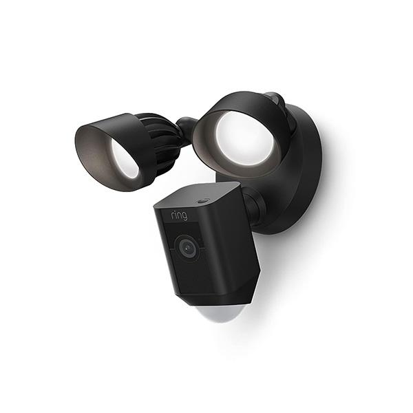 Ring Floodlight Cam Wired Plus with motion-activated 1080p HD video - Black (2021 release)