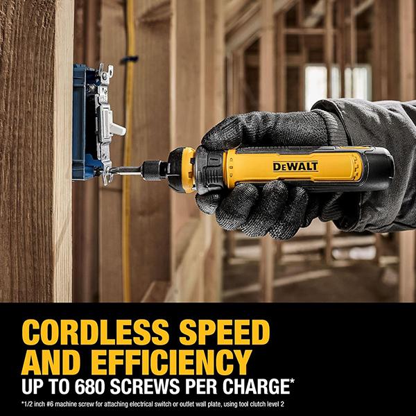 DEWALT Cordless Screwdriver - FLEXDRIVE Control & Screwdriving Bits (DWHT66719)